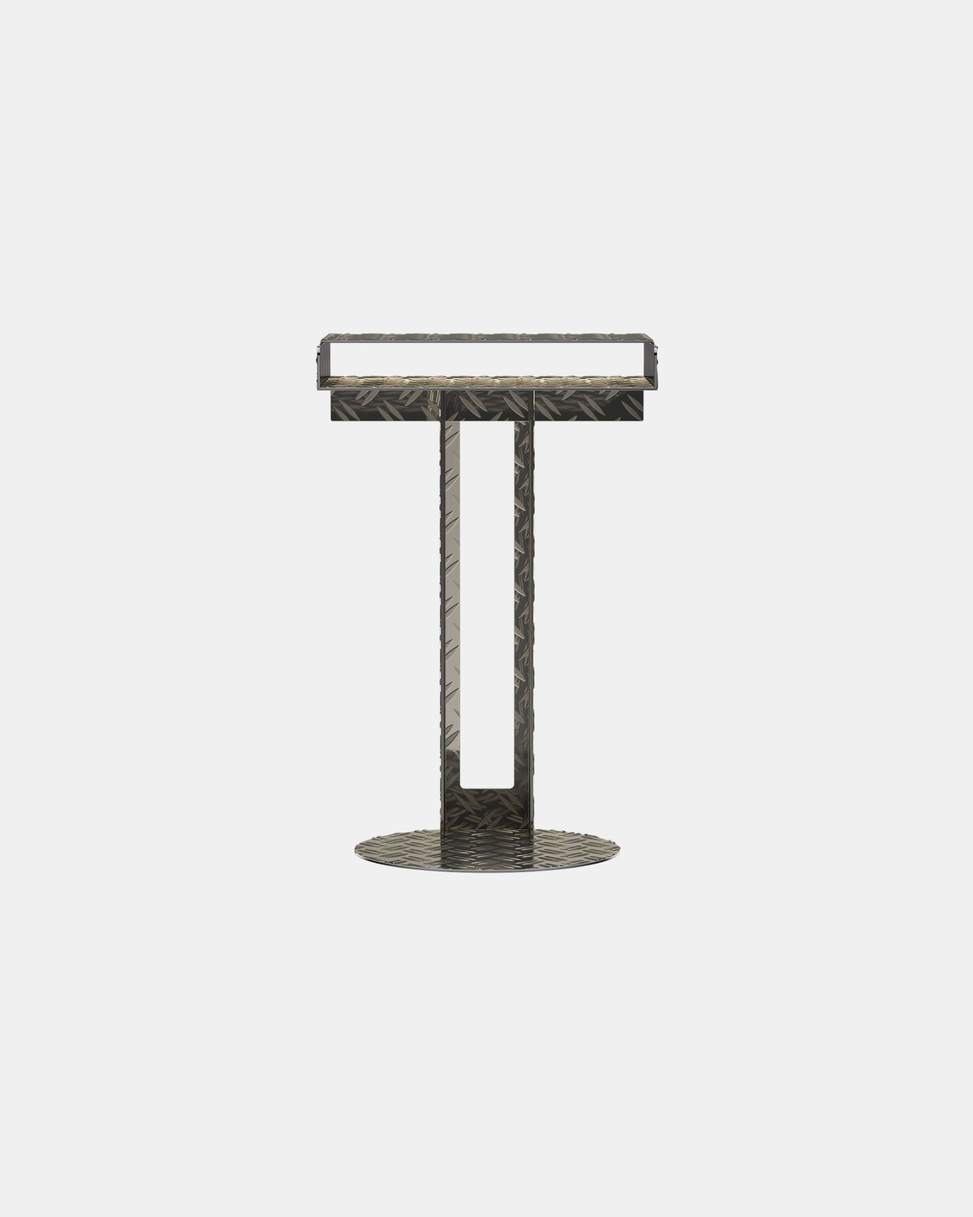 Meta Side Table Diamond Plate by New Tendency