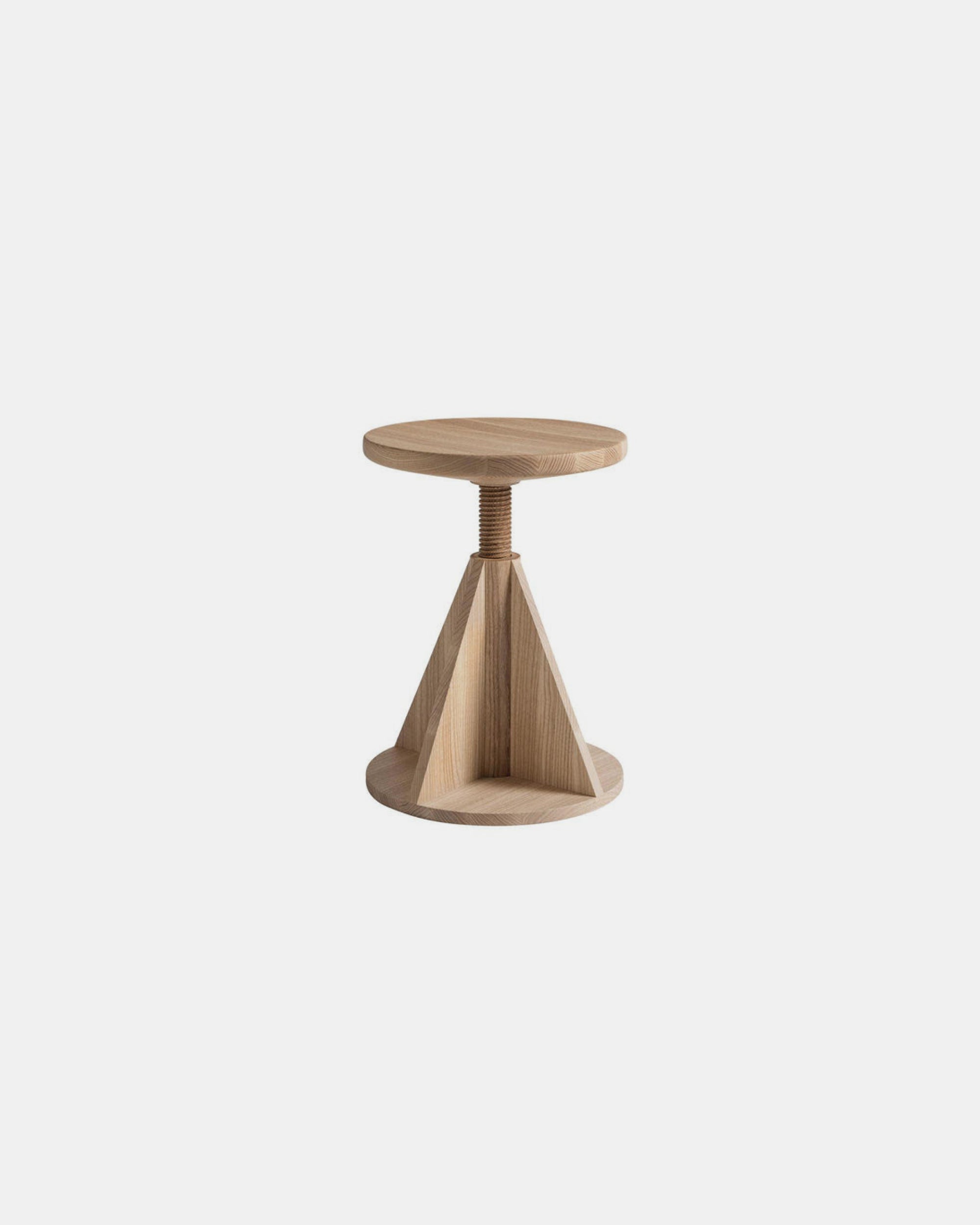 Rocket All Wood Stool by Karoline Fesser